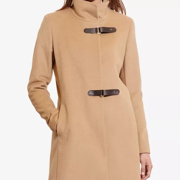 Lauren Ralph Lauren Camel Coat 4 - Picture 11 of 12